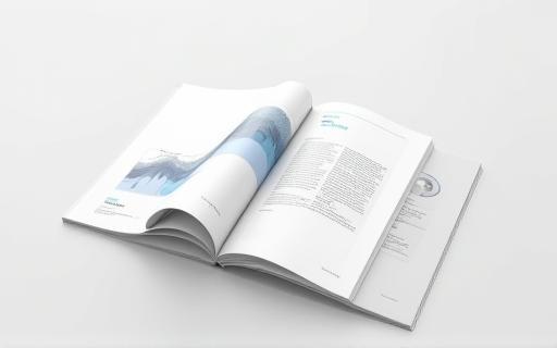 Layout design for a corporate annual report